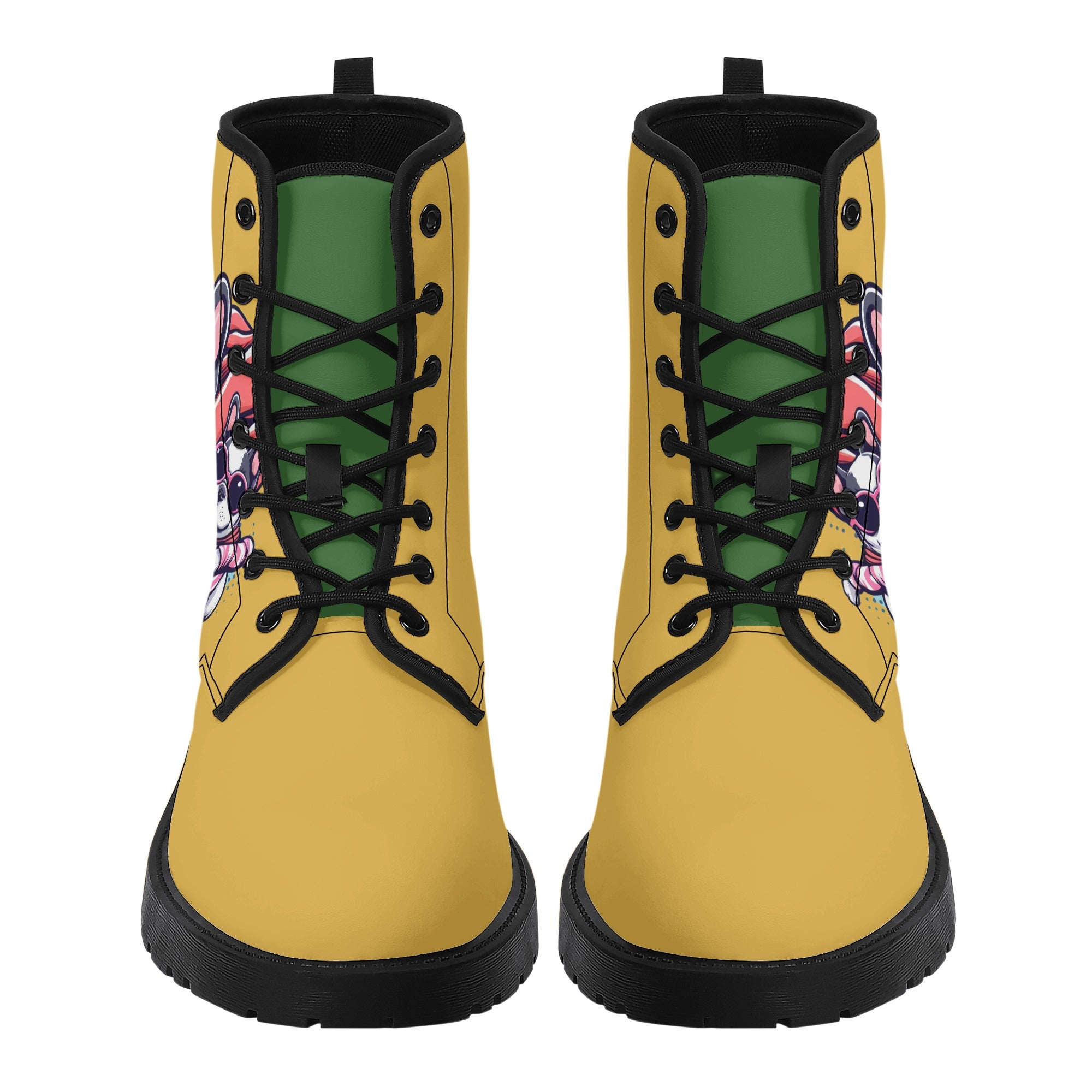 French Bulldog Riley Leather Boots Essential Dog Supply