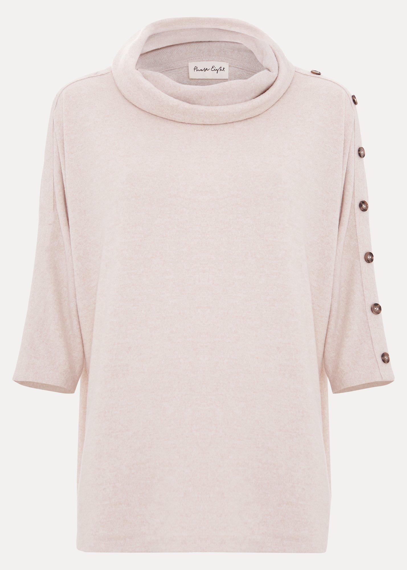 Toni Button Detail Snuggle Top