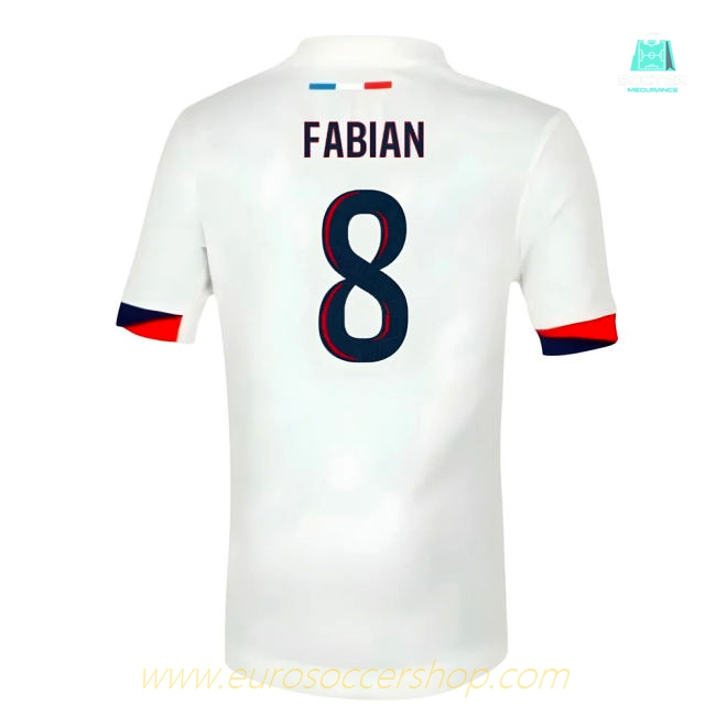 2025-2026 PSG Away Shirt (Sponsorless) - Kids (Fabian 8)