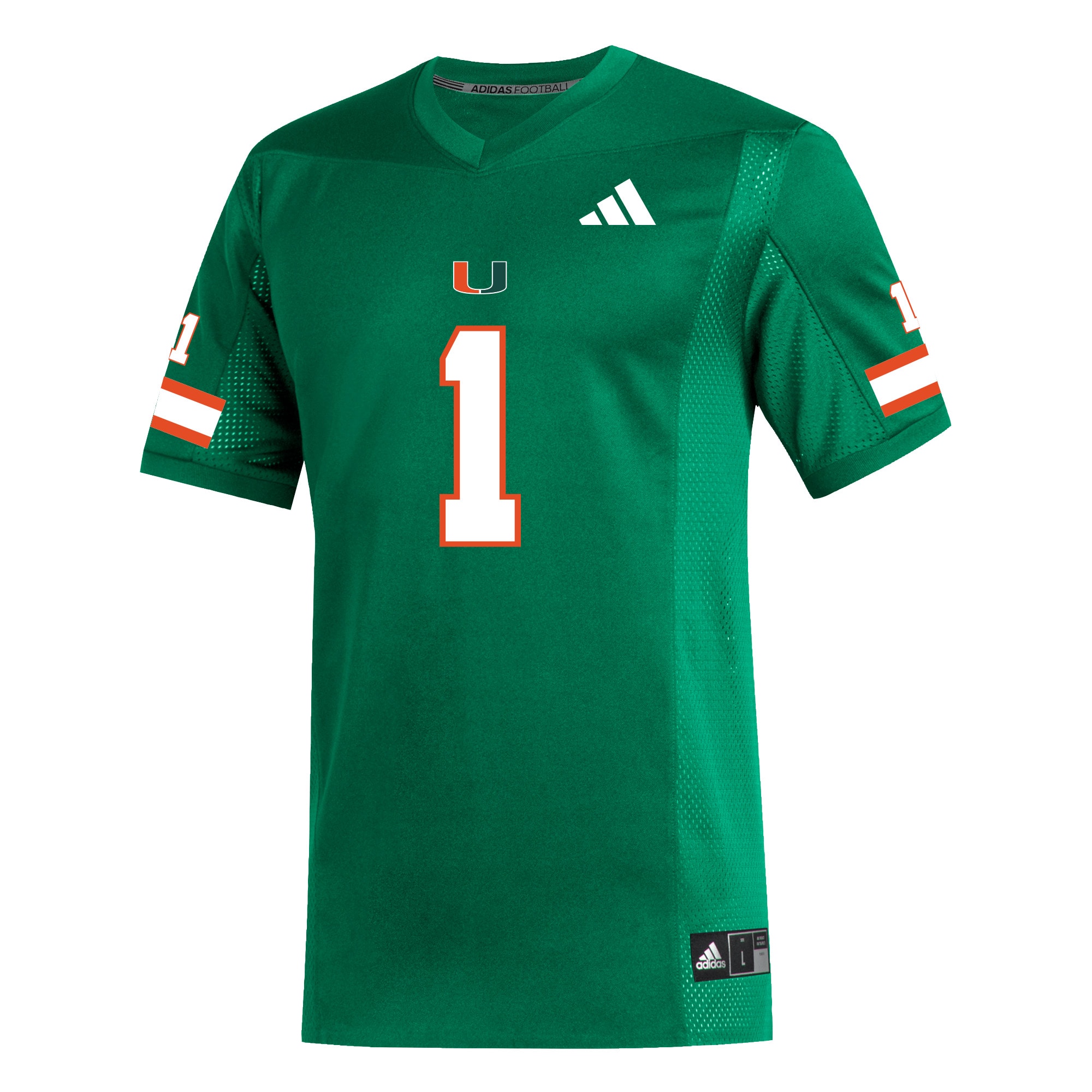 #1 Miami Hurricanes Replica 26/27 Football Jersey - Green