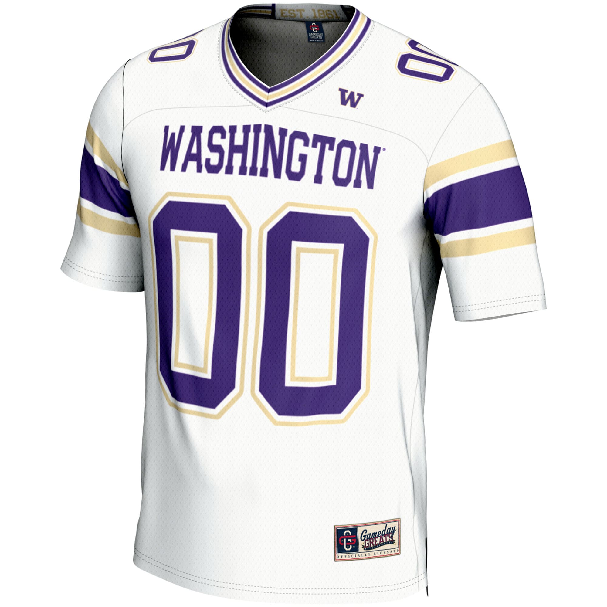 Washington Huskies GameDay Greats NIL Pick-A-Player Football Jersey - White