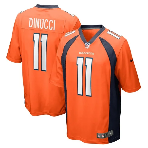 None Game NFL Jersey - Orange | Official Football Apparel | NFL Footba
