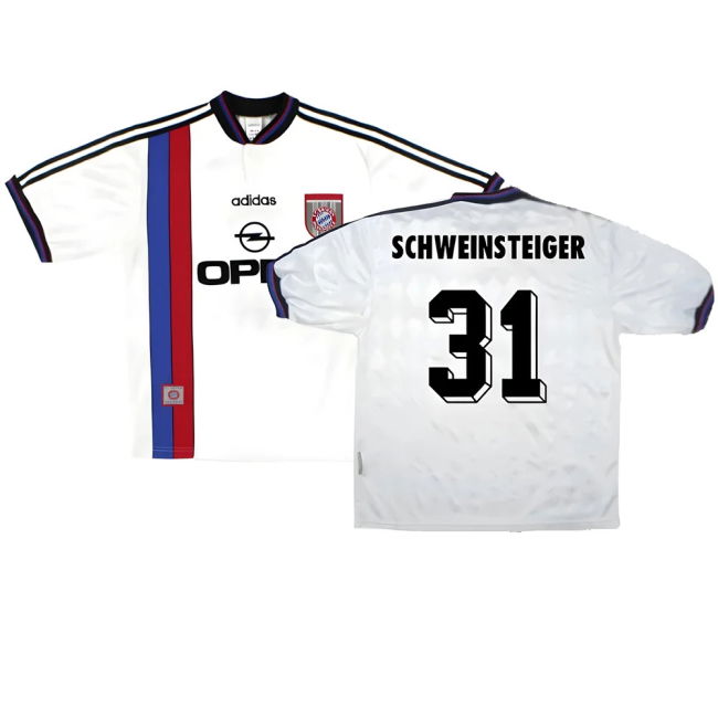 1996-98 Bayern Away Shirt ((Very Good) (Very good) Antibacterial