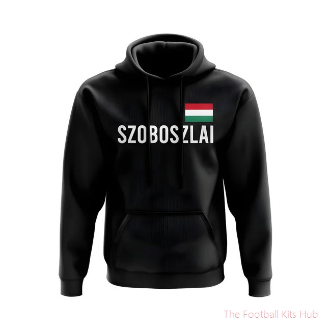 Dominik Szoboszlai Hungary Name Hoody (Black)