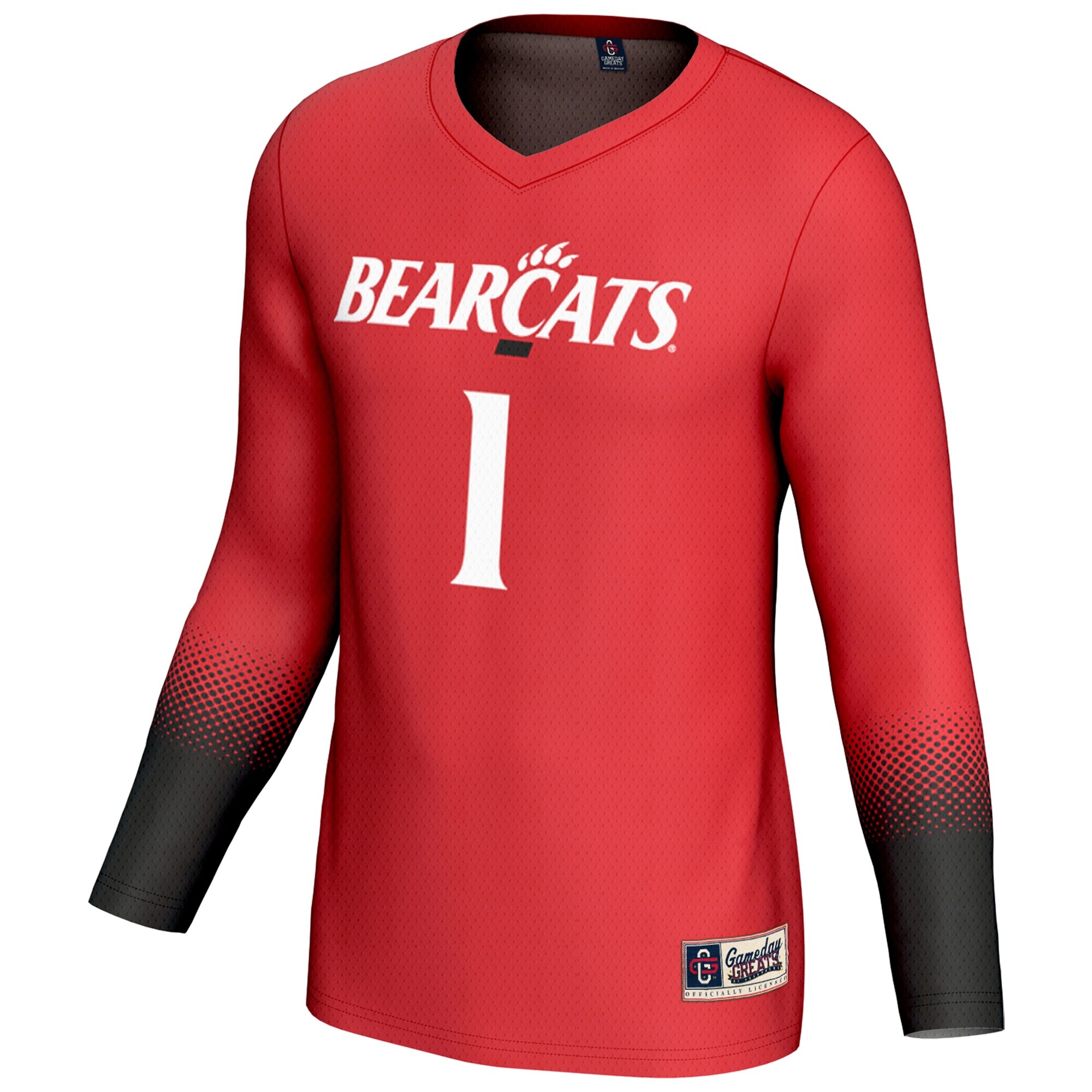 [DDG] Cincinnati Bearcats GameDay Greats Youth Lightweight Collegiate Volleyball Fashion Jersey - Red