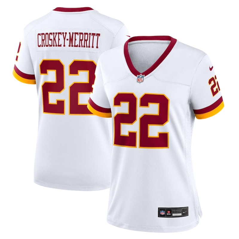 None Jacory Croskey-Merritt Washington Commanders NFL Team Replica ...