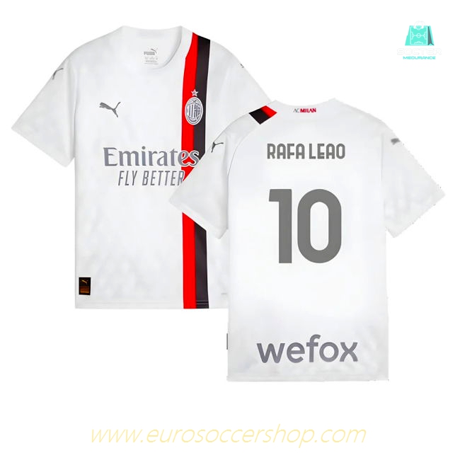 2023-2024 AC Milan Away Shirt (Kids) (Rafa Leao 10)