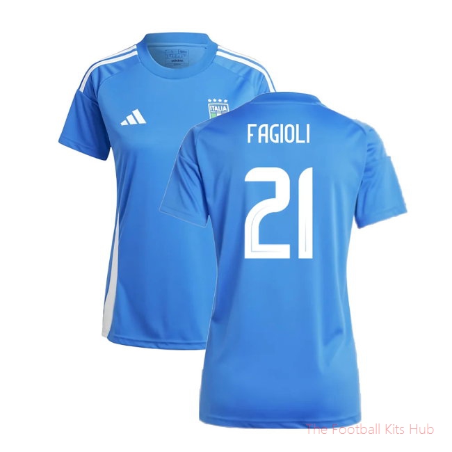 2024-2025 Italy Home Fan Jersey (Ladies) (FAGIOLI 21)
