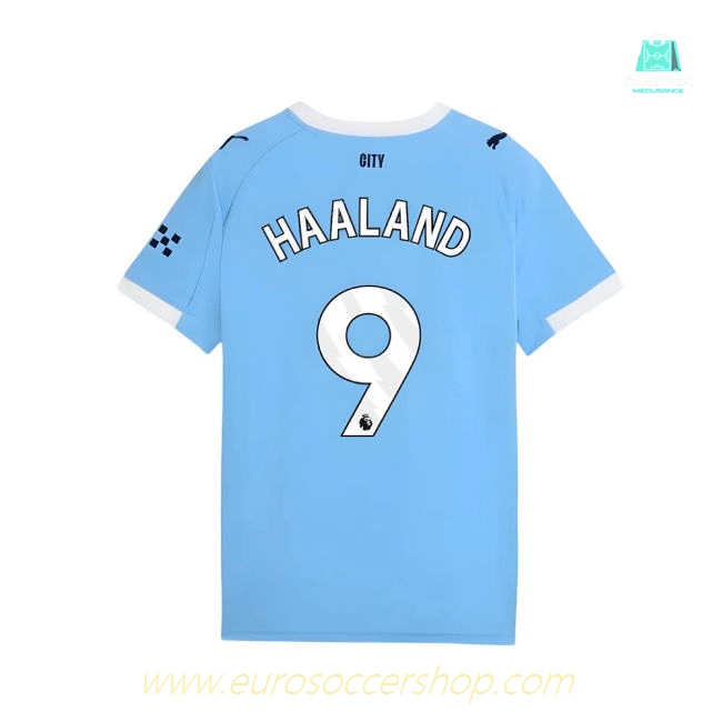 2025-2026 Man City Home Shirt (Kids) (Haaland 9)