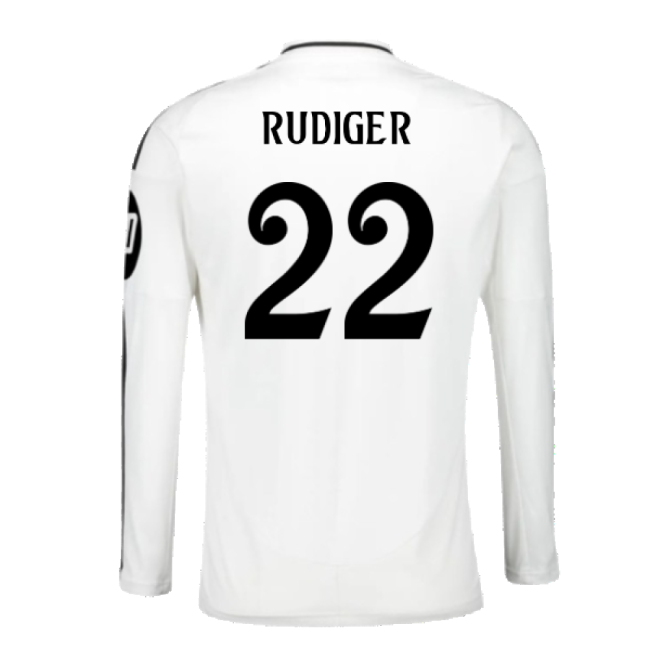 2024-2025 RM Home Breathable Football Shirt (Rudiger 22)