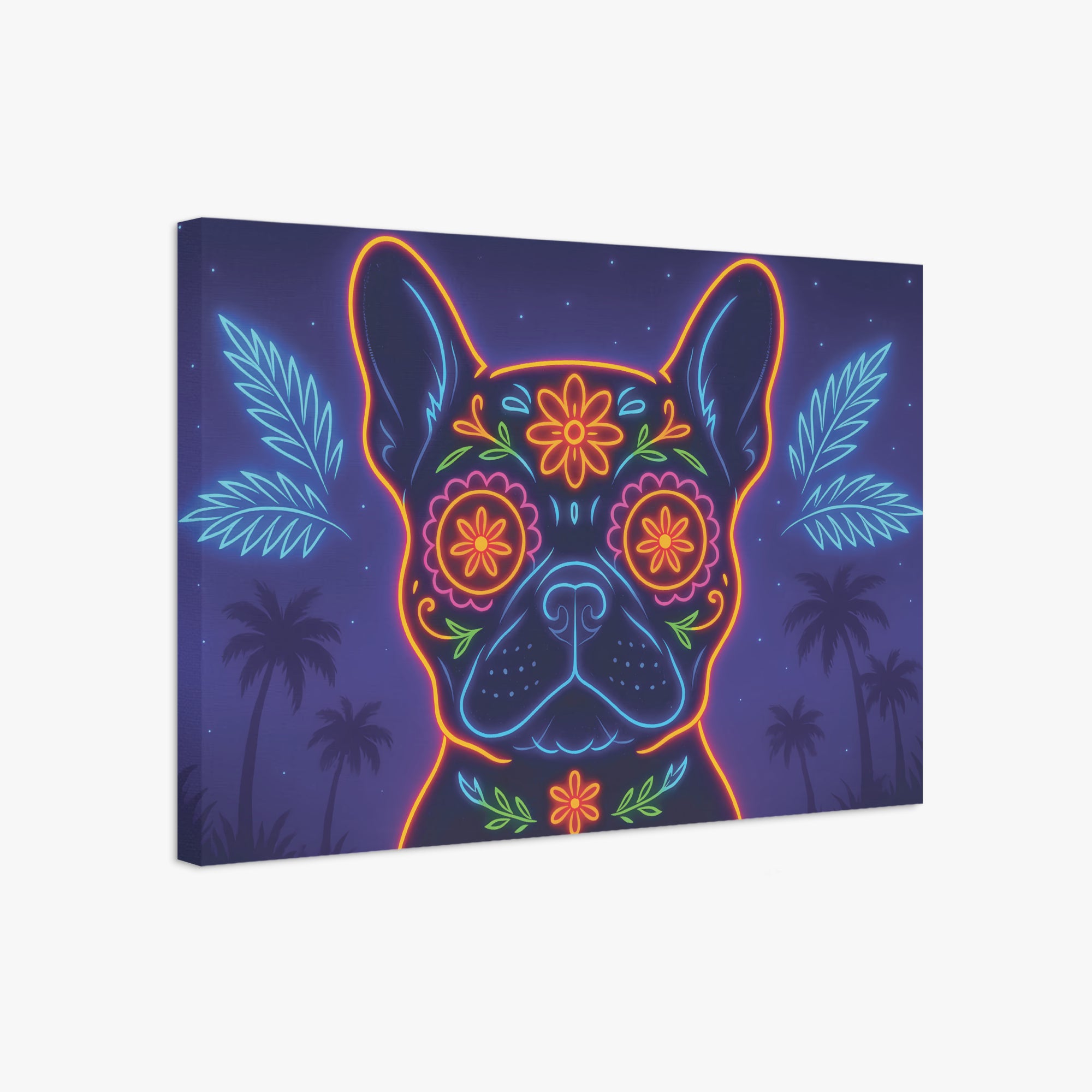 Hazel - Adorable Frenchie canvas Wall Art