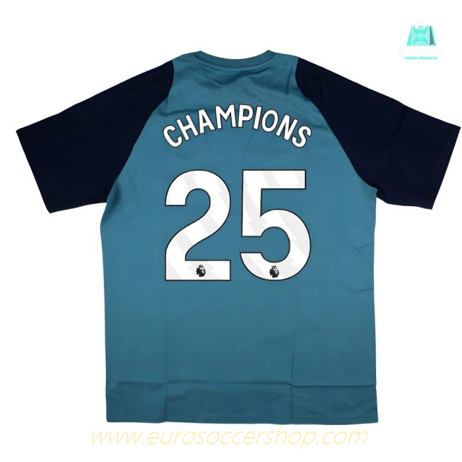 2025-2026 Arsenal Training Tee (Blanch Blue) (Champions 25)
