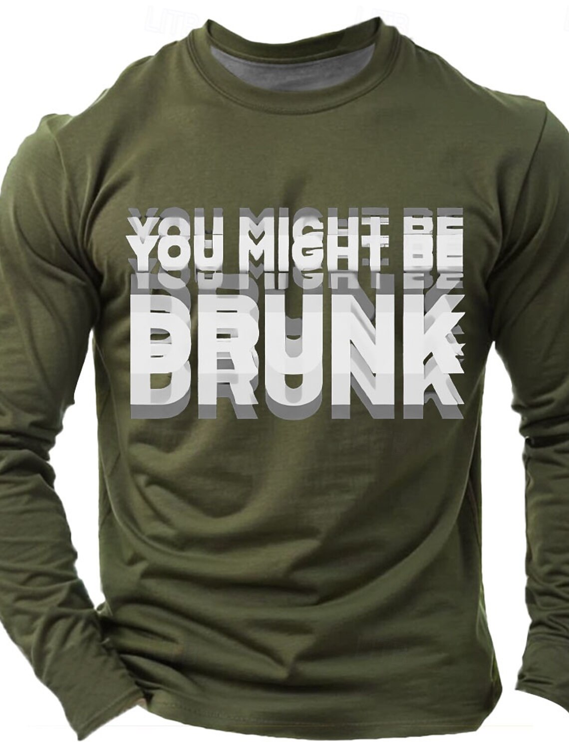 Mens Funny Graphic T-Shirt - 'You Might Be Drunk' Short Sleeve