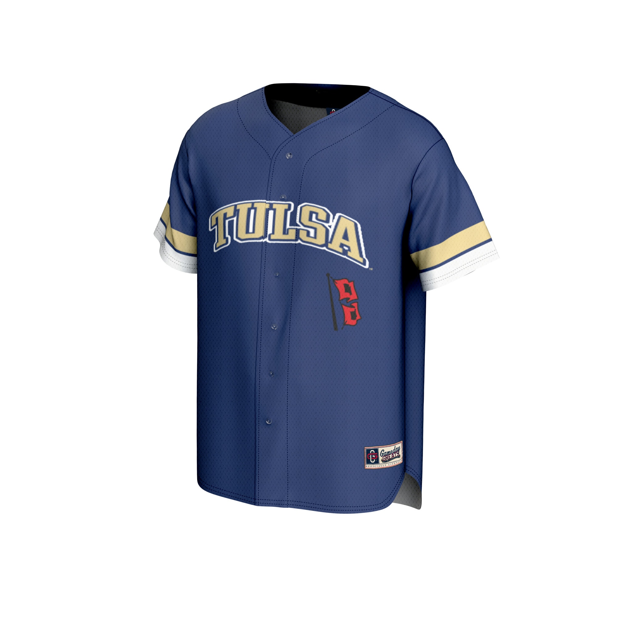 [DDG] Tulsa Golden Hurricane GameDay Greats Baseball Jersey - Royal