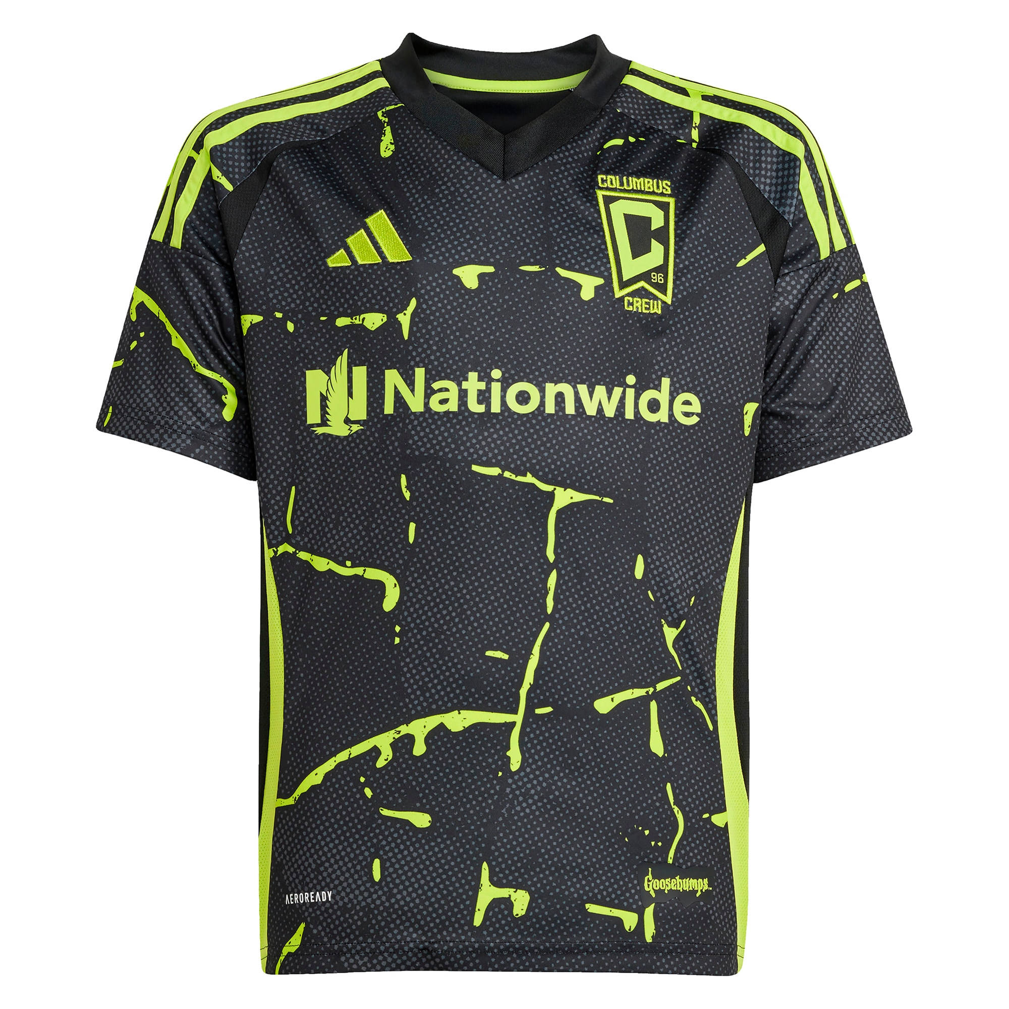 [SJH] Darlington Nagbe Columbus Crew Youth 2025 The Goosebumps Kit Replica Player Jersey - Black