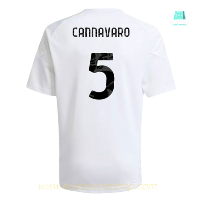 2025-2026 Juventus Training Shirt (White) - Kids (Cannavaro 5)