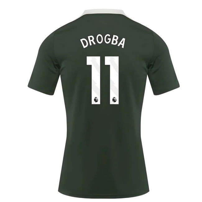 2025-20 Chelsea Training Soccer Jersey Drogba 11 L S