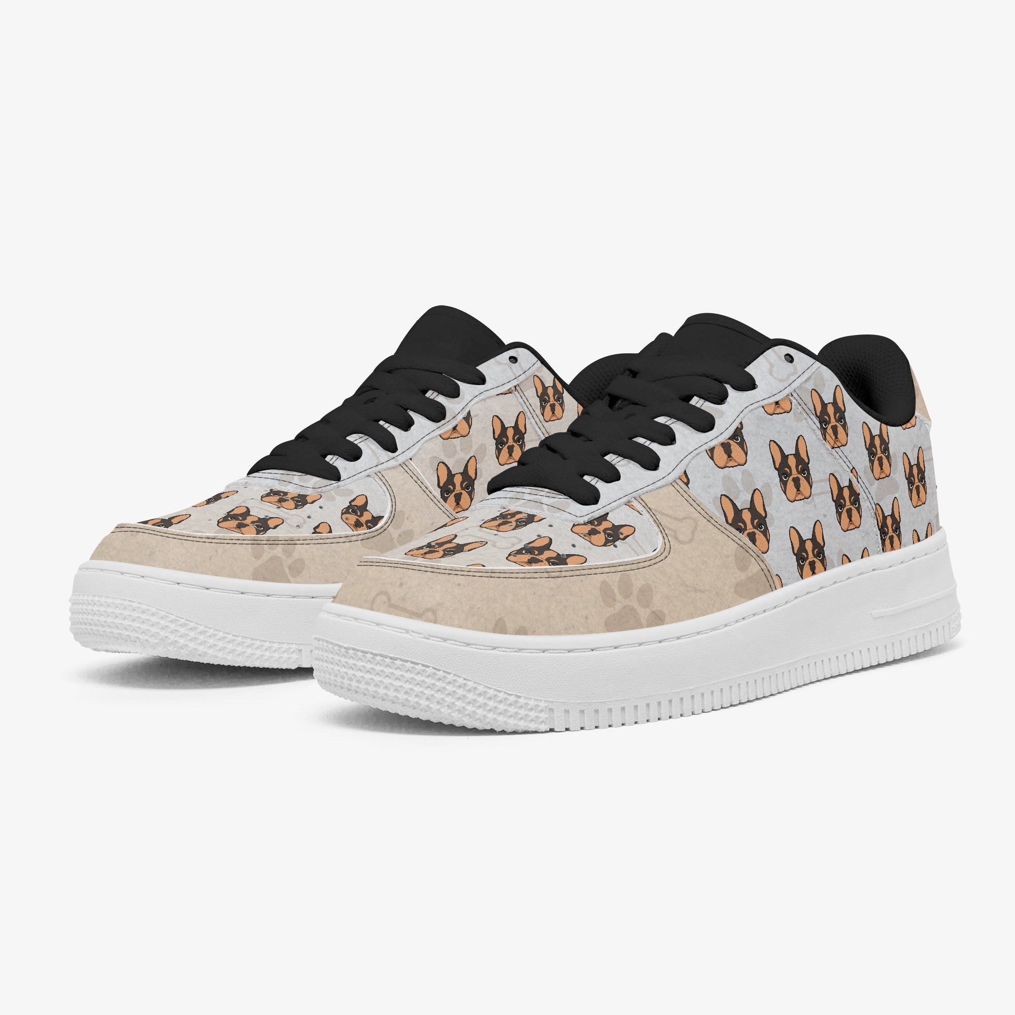 Culture-Inspired Soot - Low-top Leather Sneakers for Street Style