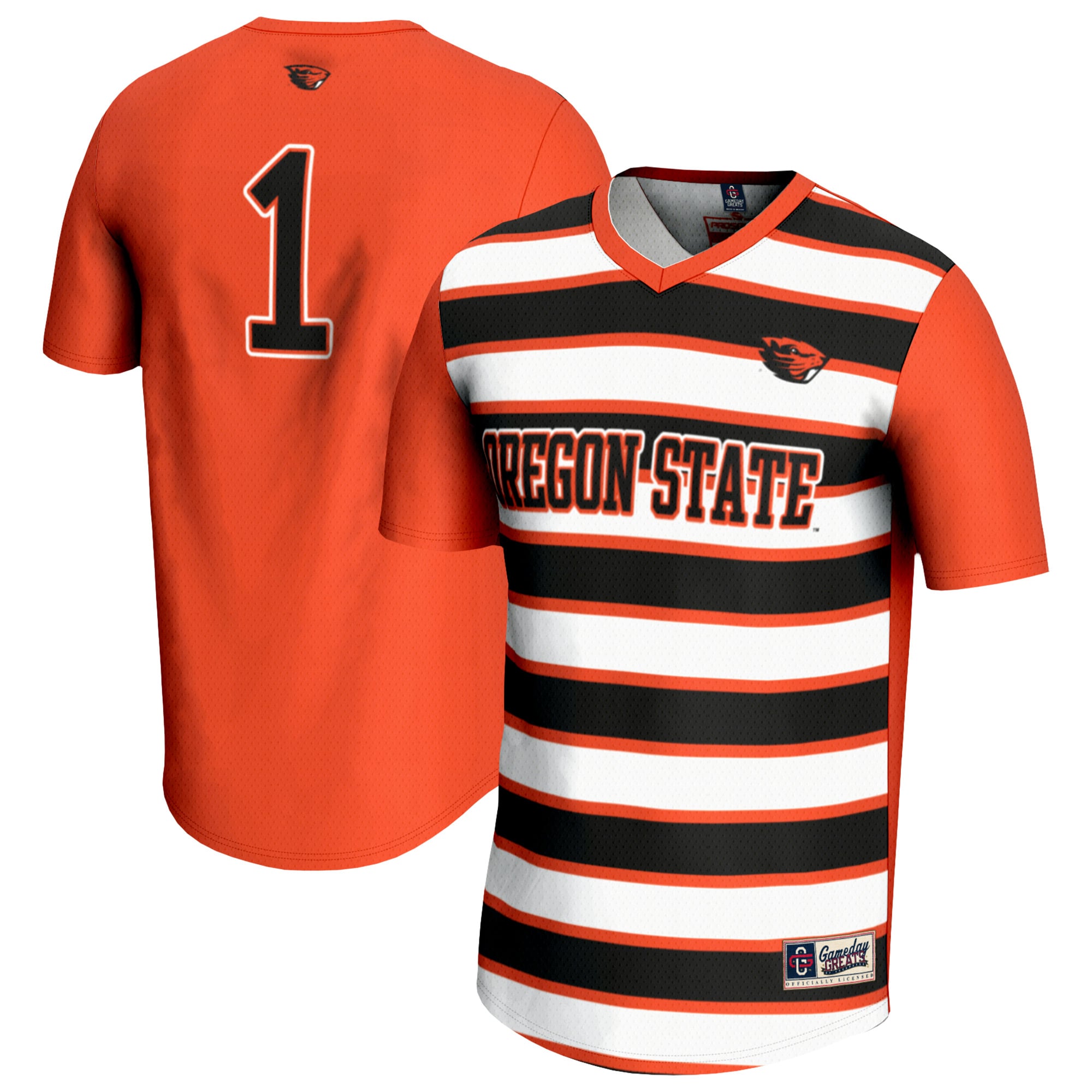 #1 Oregon State Beavers GameDay Greats Youth Lightweight Soccer Fashion Jersey - Orange