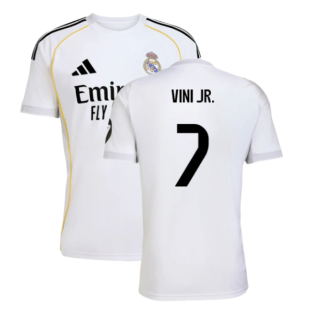 Real Madrid Home Shirt 25/26 (Vini Jr. 7)