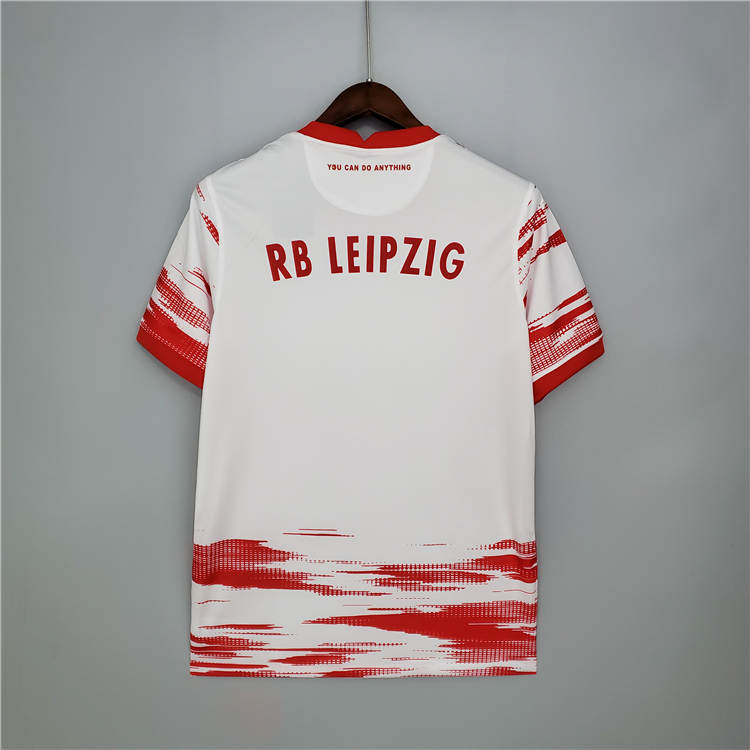 RB Leipzig 21-22 Home Kit Soccer Jersey RedWhite Football Shirt -