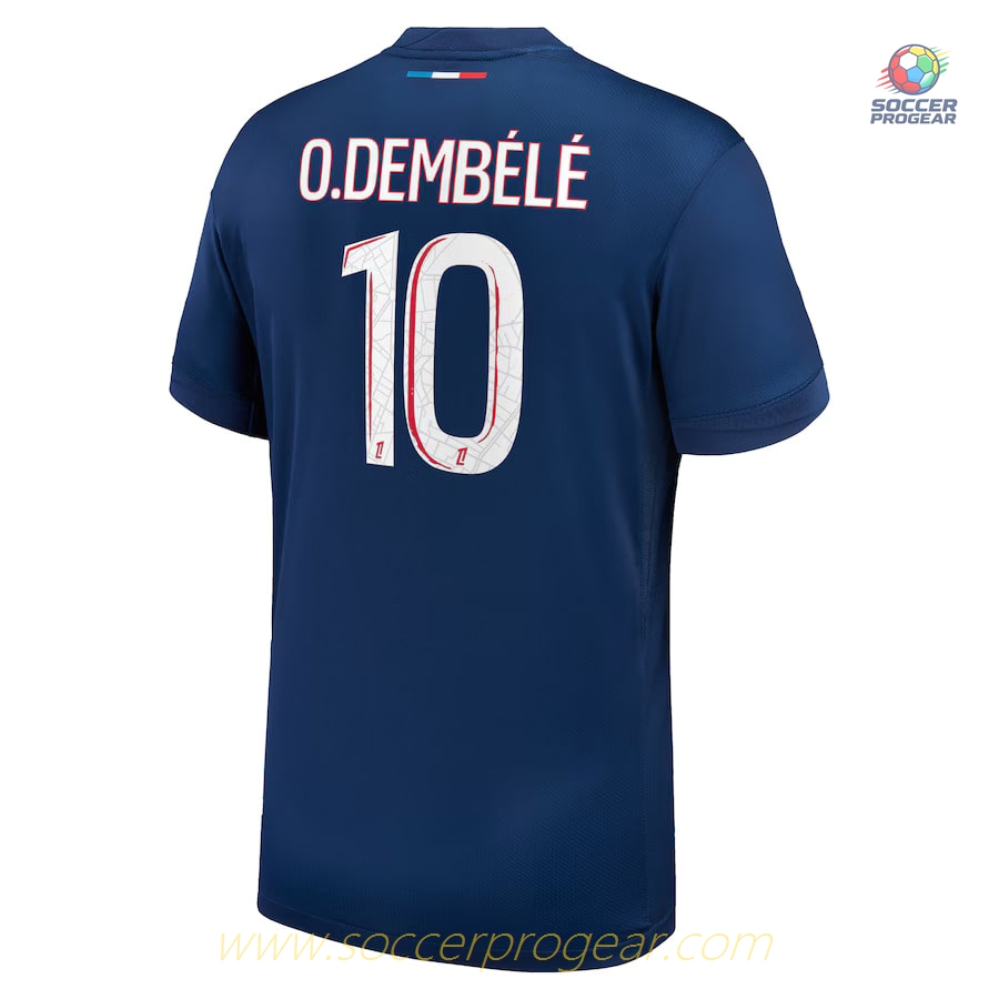 PSG Home Kids Editionren's Football Kit Soccer Team Shirt 2024-2025 Season Dembele