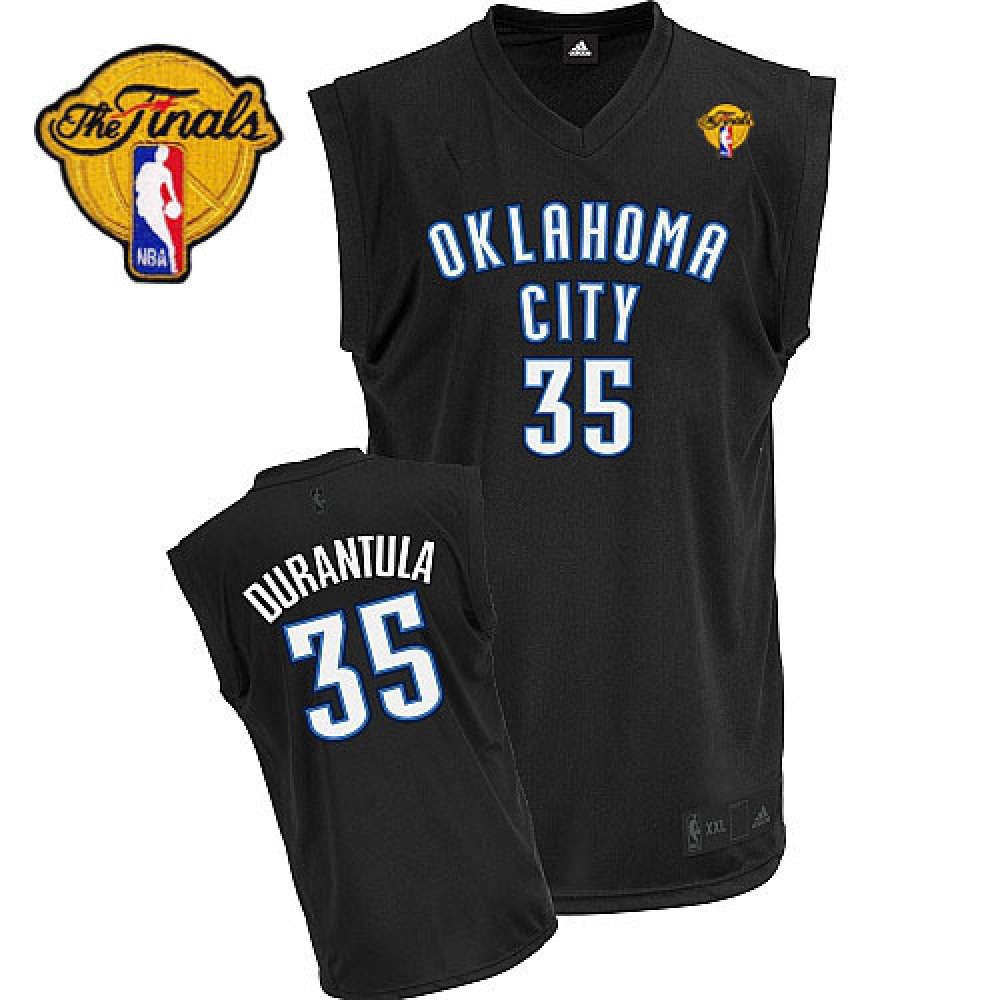 Fan Favorite Official Men's Thunder #35 Kevin Black Basketball Jersey
