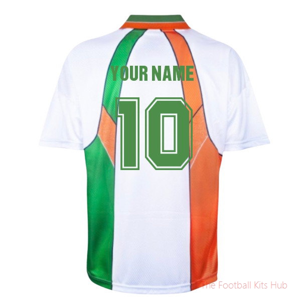 1995 Ireland Away Retro Shirt (Your Name)