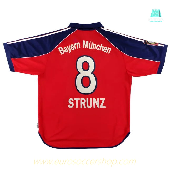 Bayern Munich 1999-01 Home Shirt #8 Strunz ((Very Good) XL)