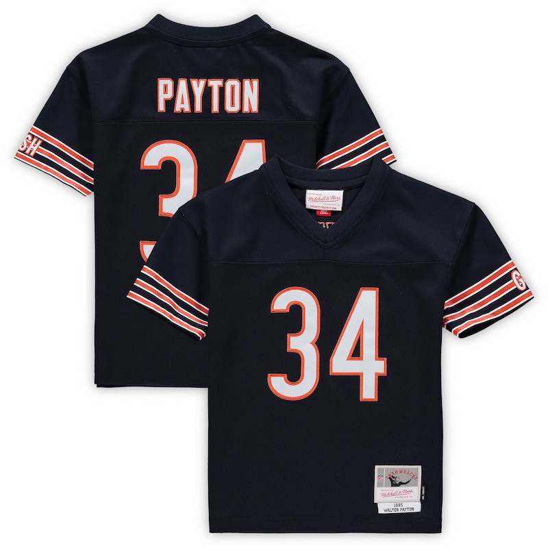 None Walter Payton CHI Bears Bold Premium Material Jersey Football App