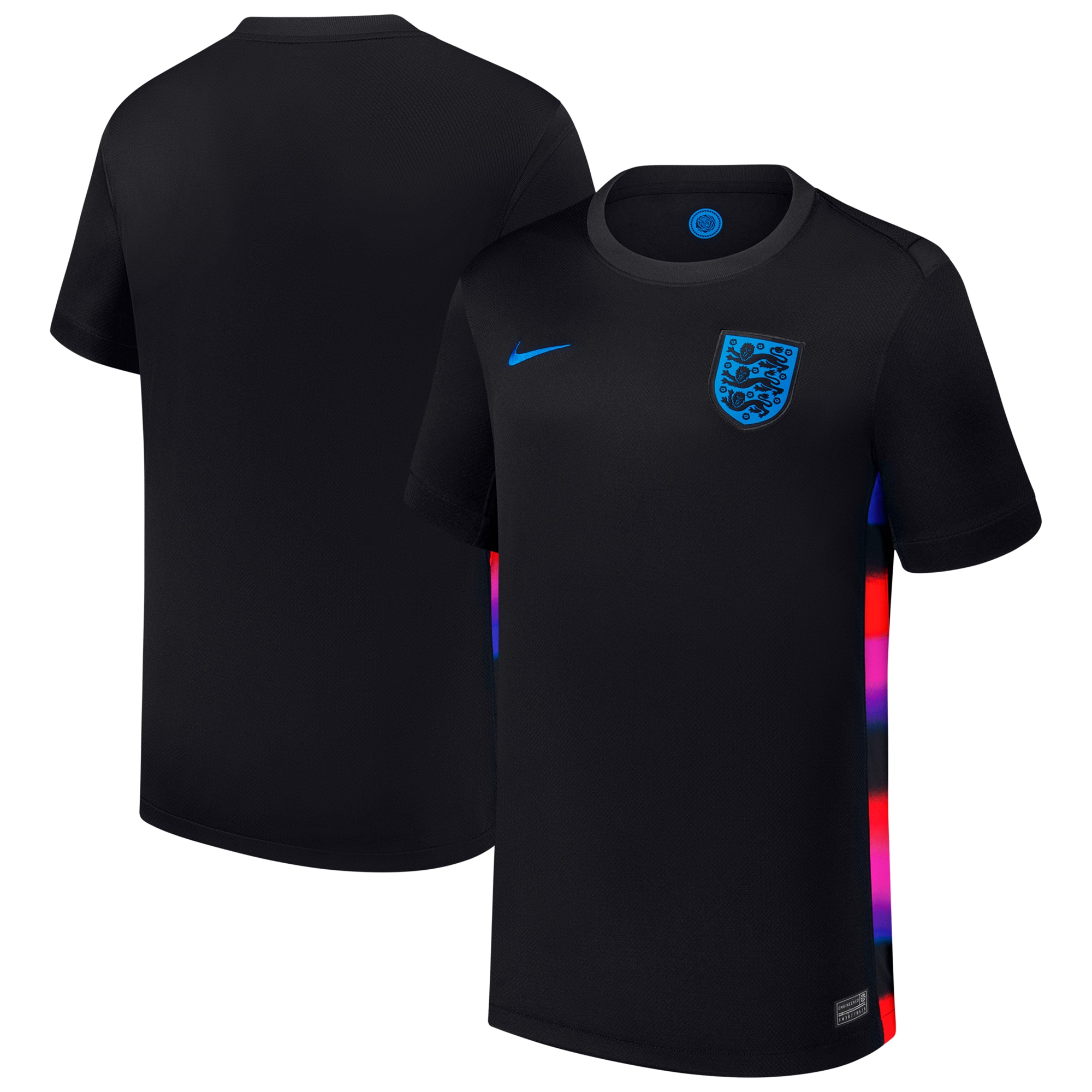 [SJH] England Women's National Team Youth 2025/26 Away Replica Jersey - Black