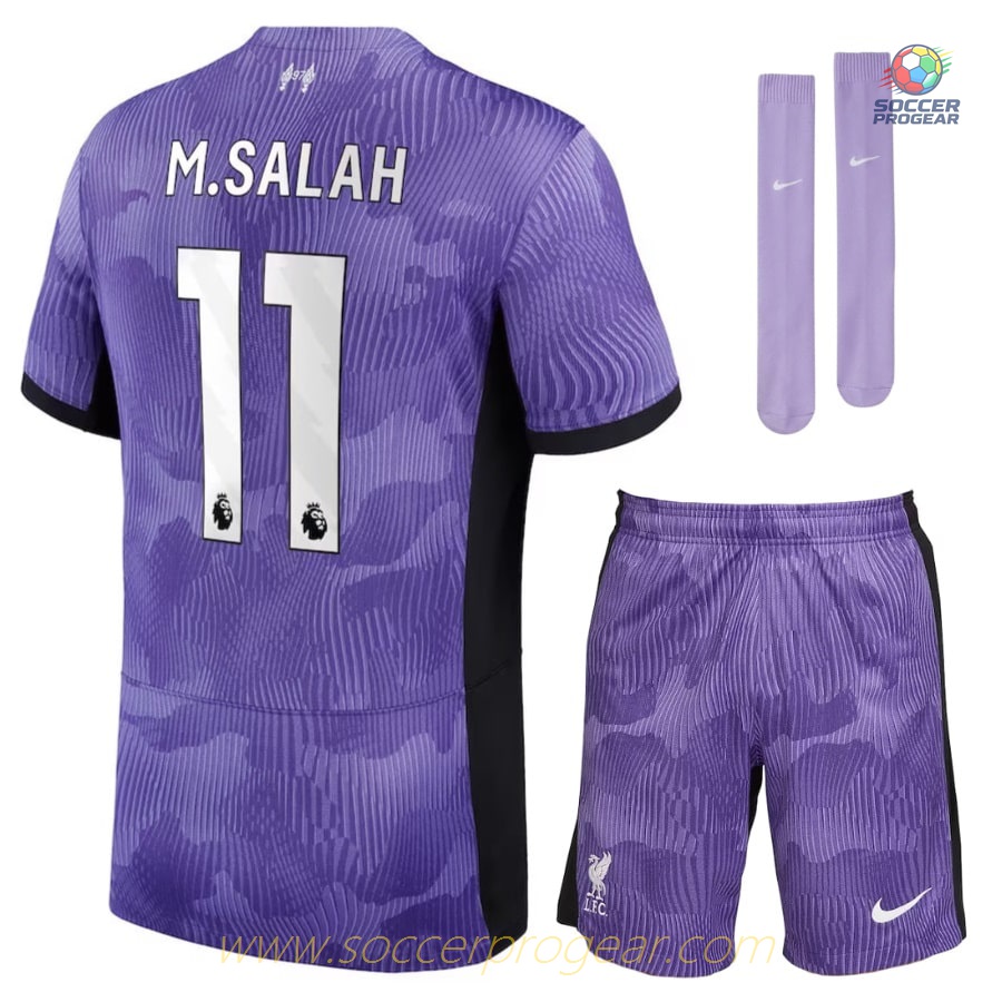 Liverpool Third Child Kit Shirt 2023 2024 Salah