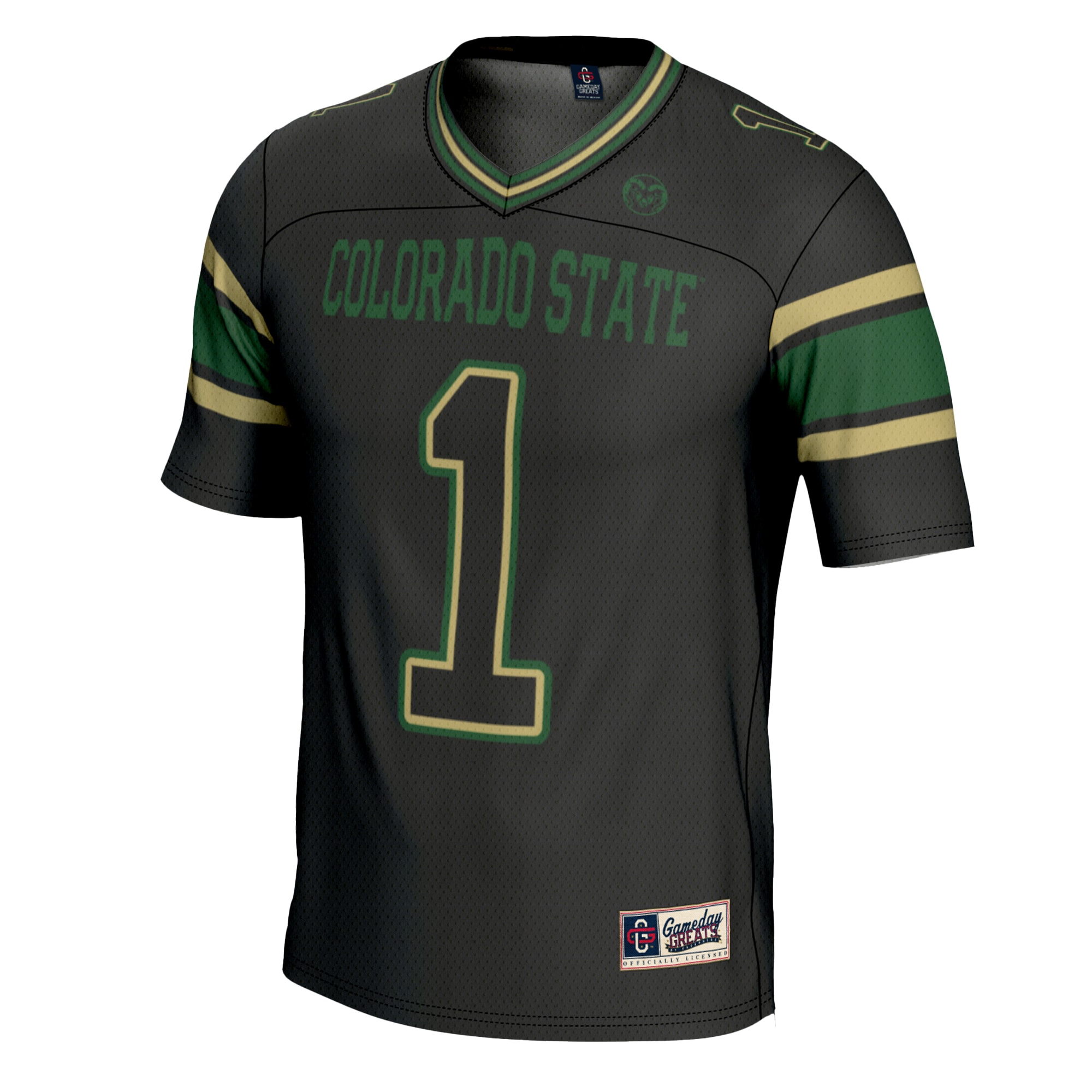 #1 Colorado State Rams GameDay Greats Youth Football Jersey - Black