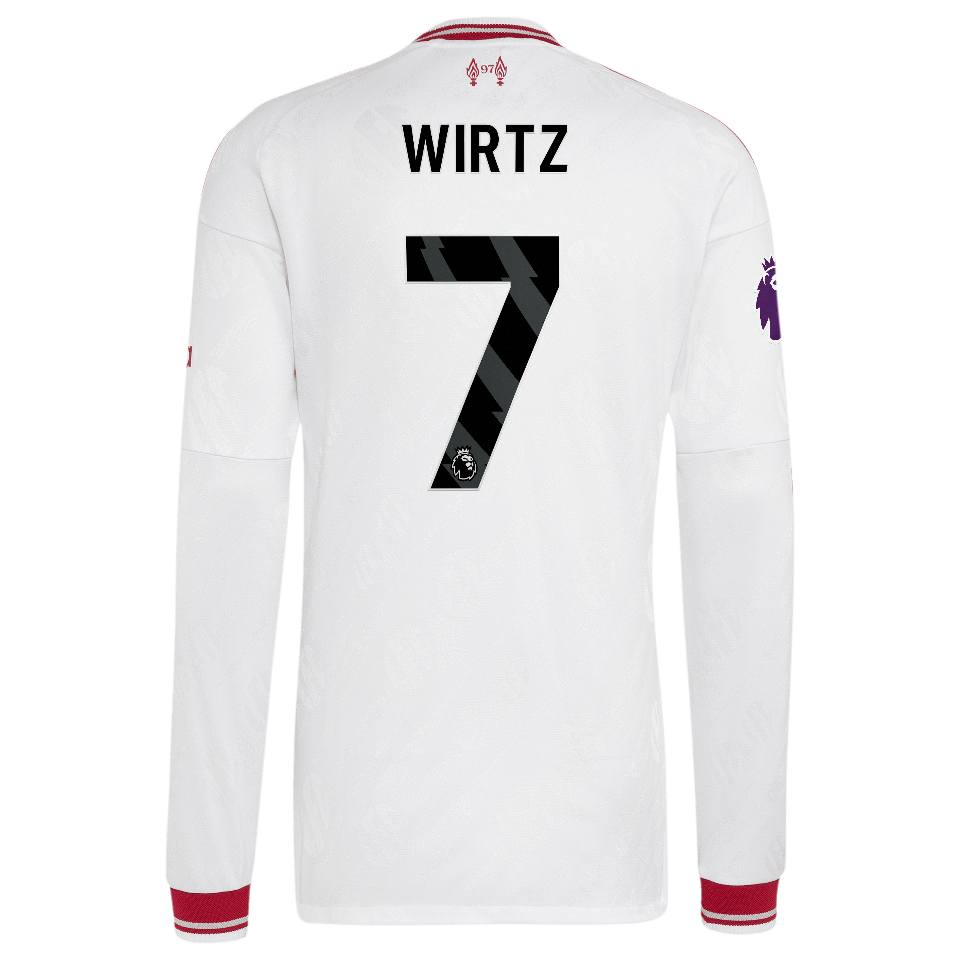 [SJH] Florian Wirtz Liverpool 2026/27 Away On-Field Authentic Long Sleeve Jersey - White