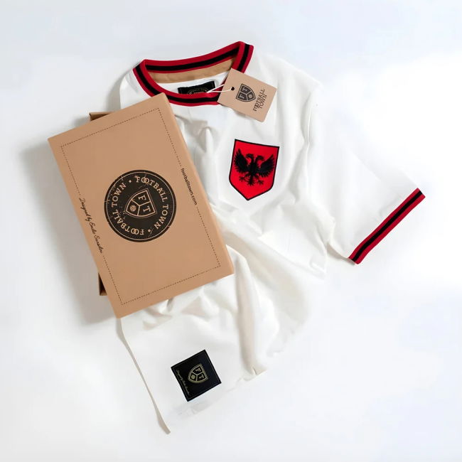Authentic Vintage Albania White Championship Breathable Match