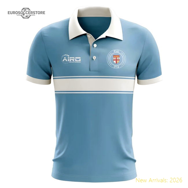 Fiji Concept Stripe Polo Stadium Wear Jersey Approved
