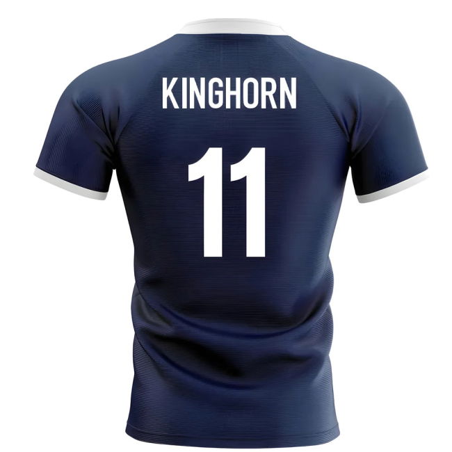 Football 2025-2026 Scotland Flag Concept Rugby Shirt (Kinghorn 11)