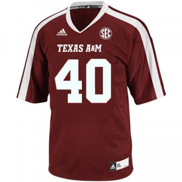 High Performance Men Texas A&m Aggies #40 Von Miller Men Red Model