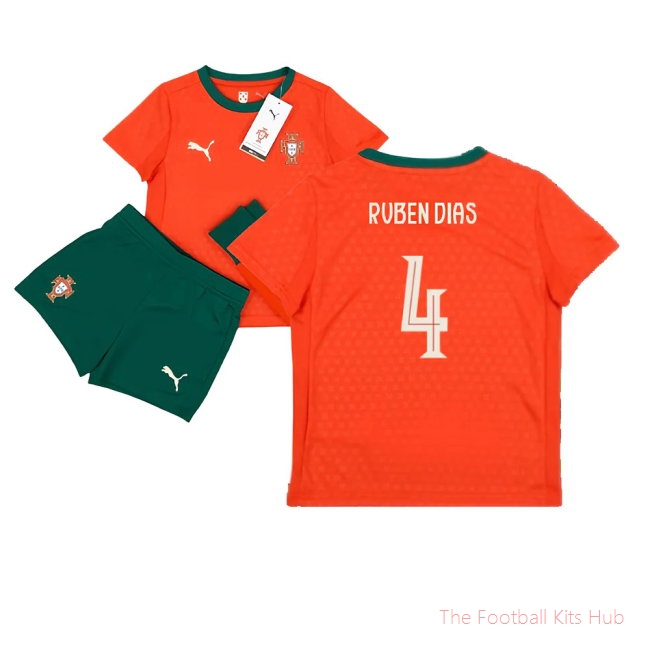 2025-2026 Portugal Home Mini Kit (Ruben Dias 4)