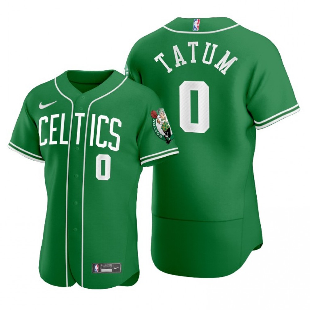 Durable Jayson Tatum0 Boston Celtics Jersey Green - - Fan Favorite