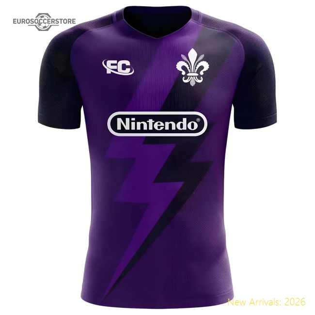 Pro-level Fiorentina Home Jersey 2025-2026 Performance Fabric