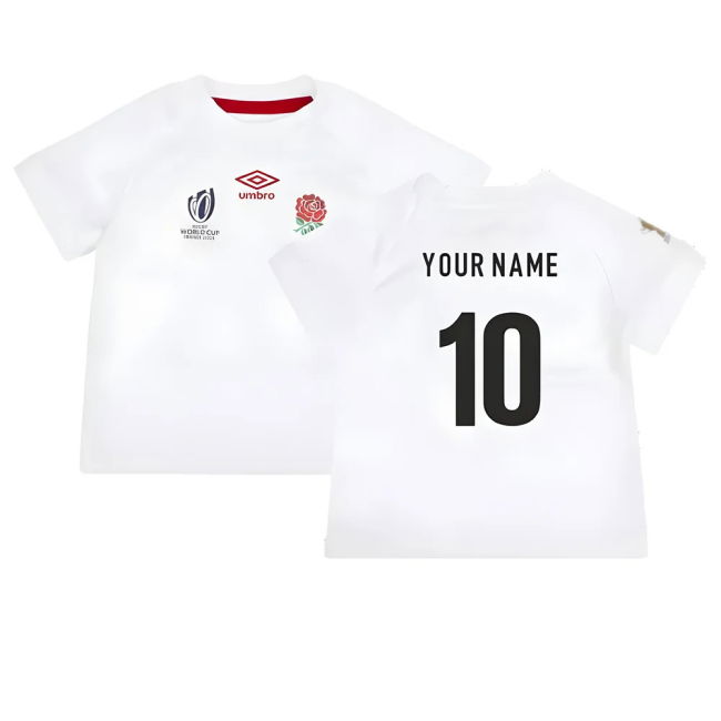 Baby High Quality England 2023-2024 Home Uniform
