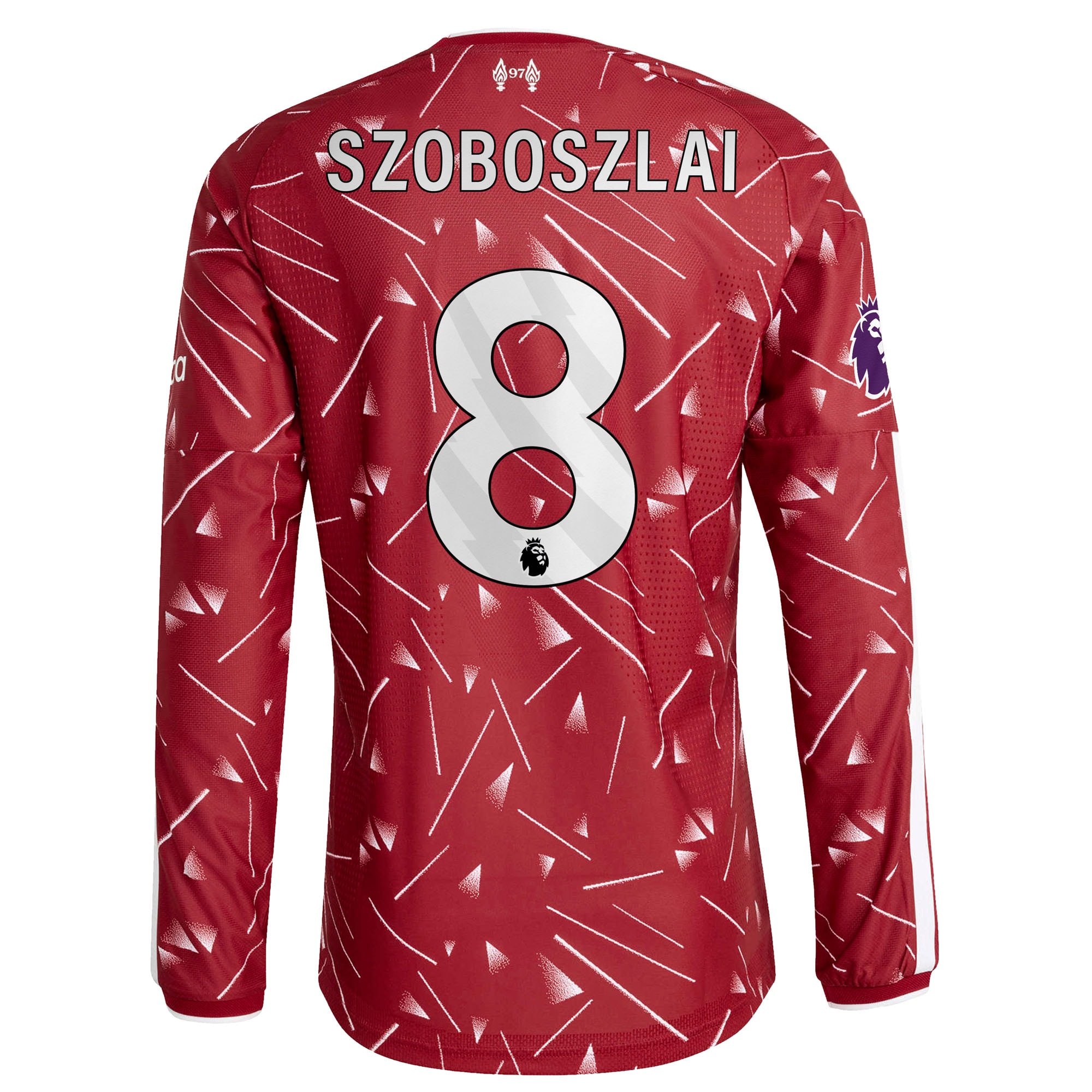 [SJH] Dominik Szoboszlai Liverpool 2026/27 Home On-Field Authentic Long Sleeve Jersey - Red