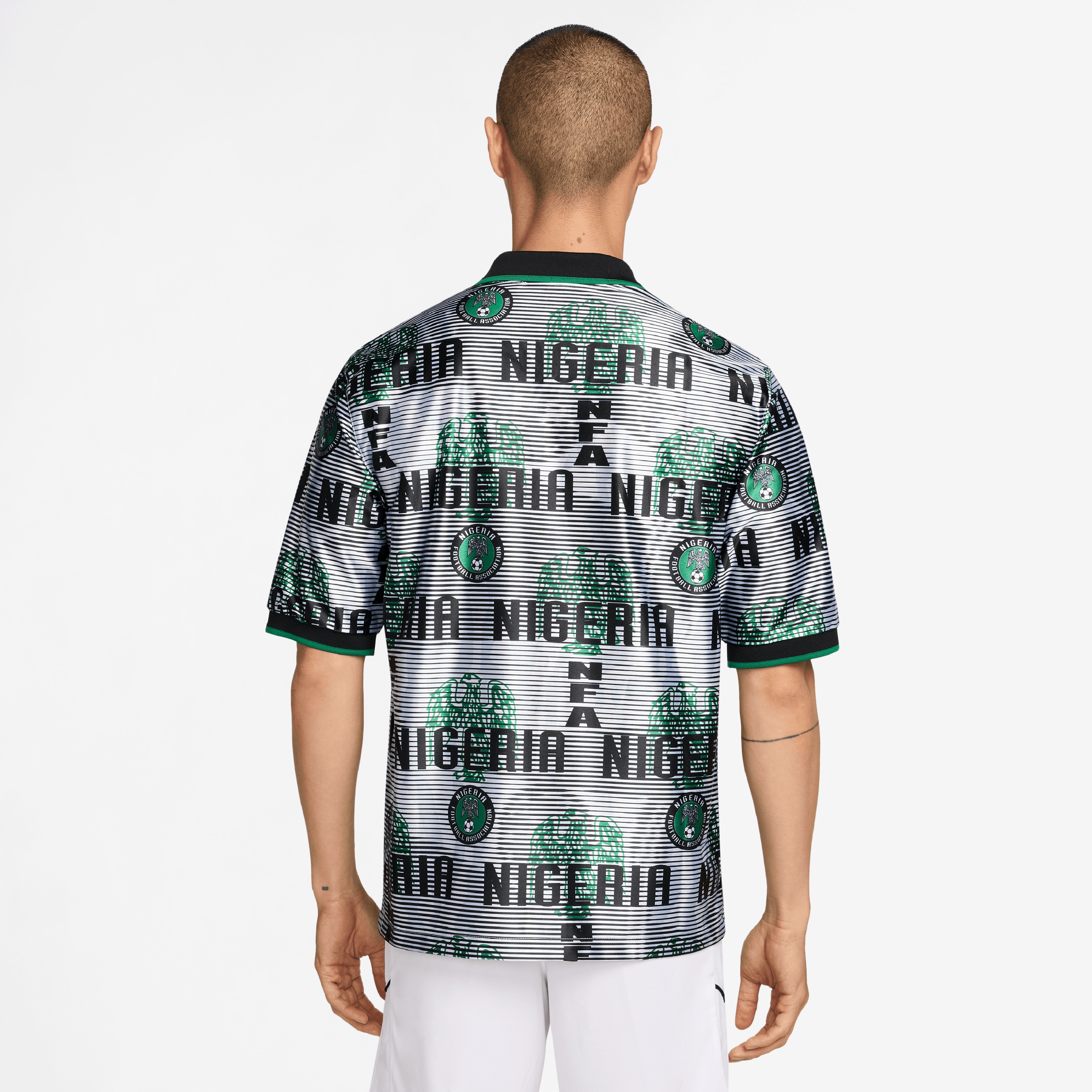 [LK] Nigeria National Team Dri-FIT Energy Lifestyle Jersey - White