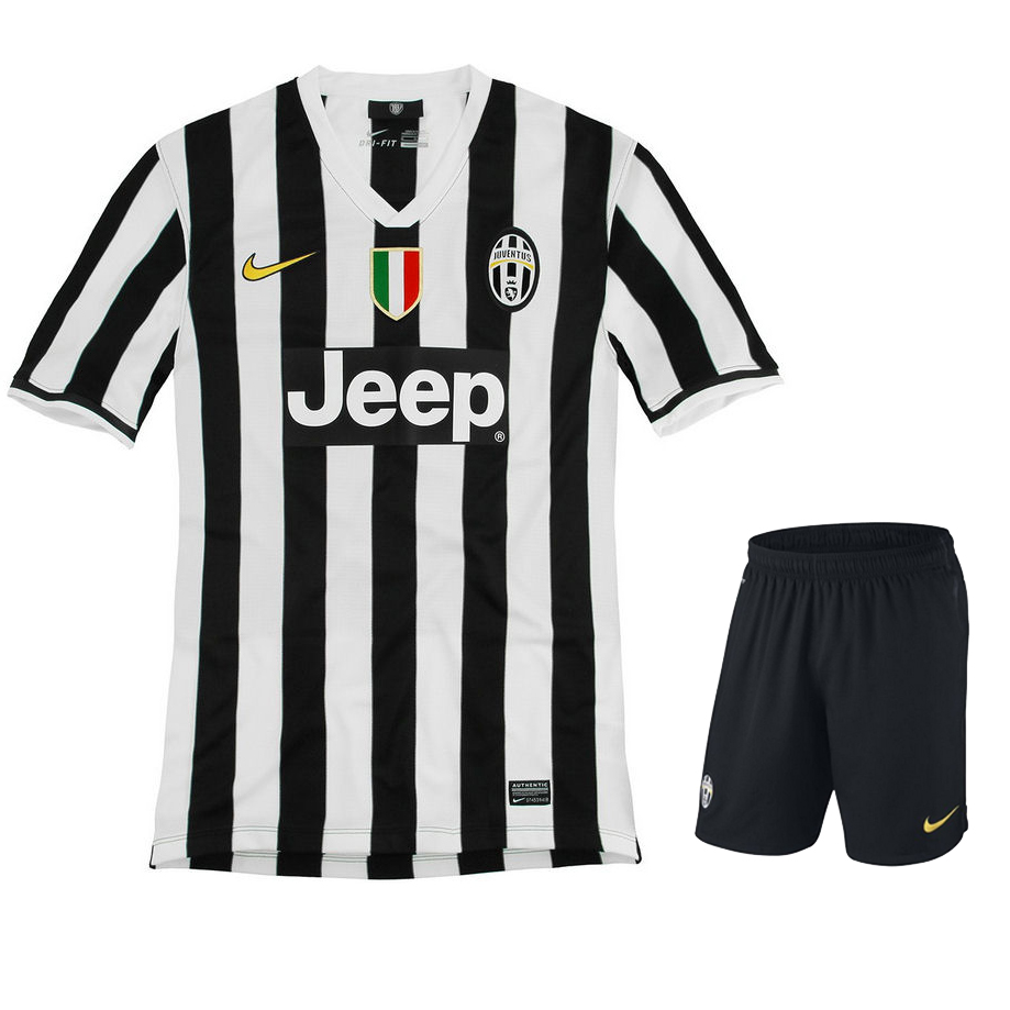 13-14 Juventus Home Jersey KitShirtShorts - Official Replica 1643