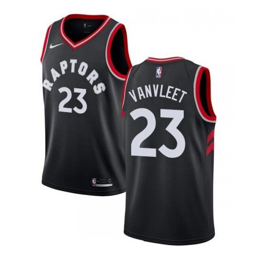 Men's Toronto Raptors #23 Fred Vanvleet Black Stitched NBA Jersey