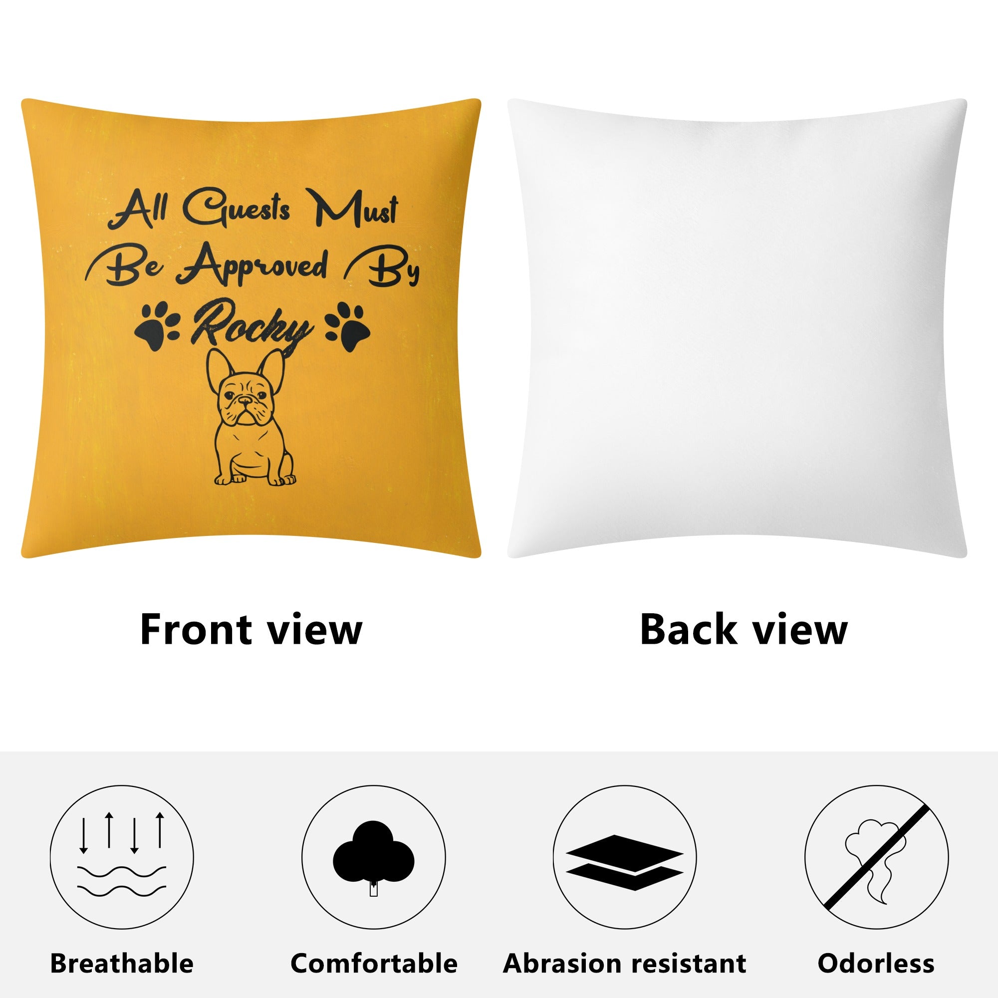 Comfortable Must Be Approved - Personalized Pillow for Home Use Stylish