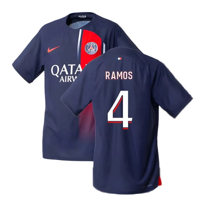 2023-2024 PSG Home Shirt Lightweight Durable Stitching Moisture Wicking