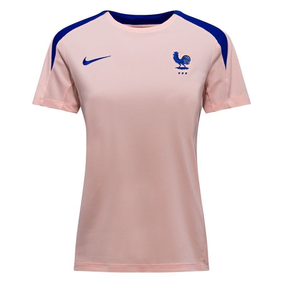 France Training T Shirt Dri Fit Strike Women's Euro 2025 Washed Coral/
