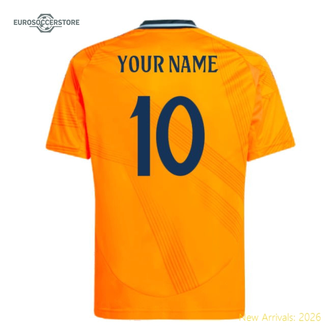 Real Madrid 2024-25 Away Fan Version For Adults Name) Match Day Shirt